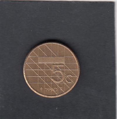 Beschrijving: 5 Gulden Beatrix